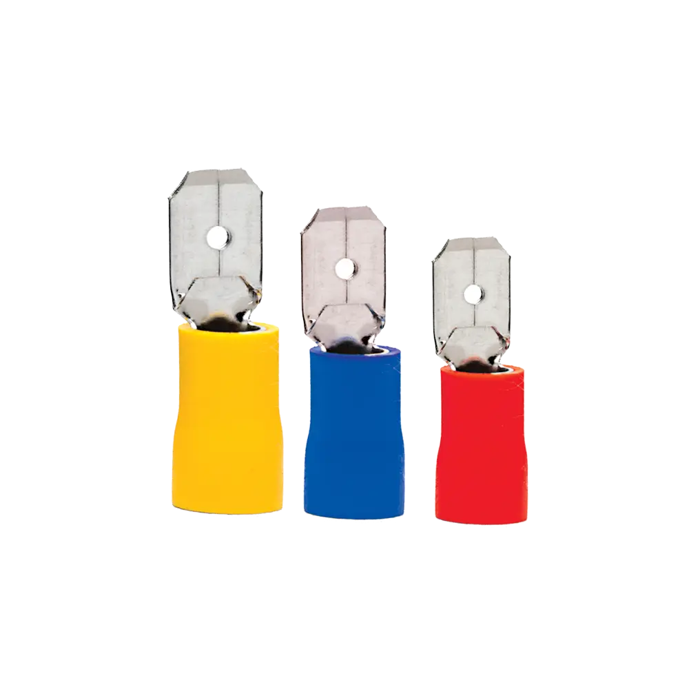 [TCA151] TERMINAL MACHO AISLADA PVC (ROJO, #22-16, .250")