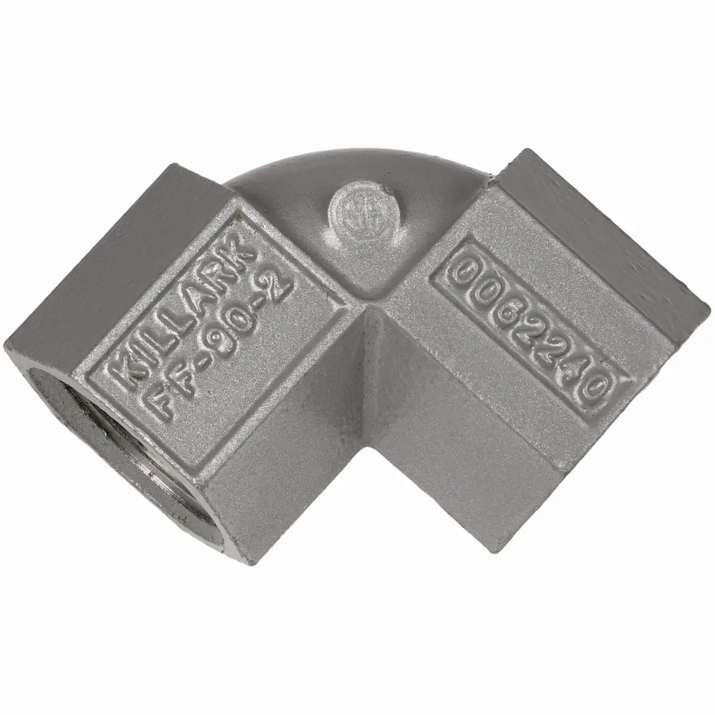 [CHHA45-1/2] CODO CONDUIT PARA ÁREAS PELIGROSAS, HEMBRA-HEMBRA, KILLARK (ALUMINIO, 1/2", 45º)