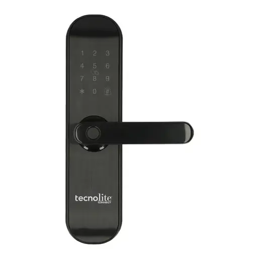 [CIE202VCDTCW-BD] CERRADURA INTELIGENTE WIFI CON TIMBRE IP43, TECNOLITE