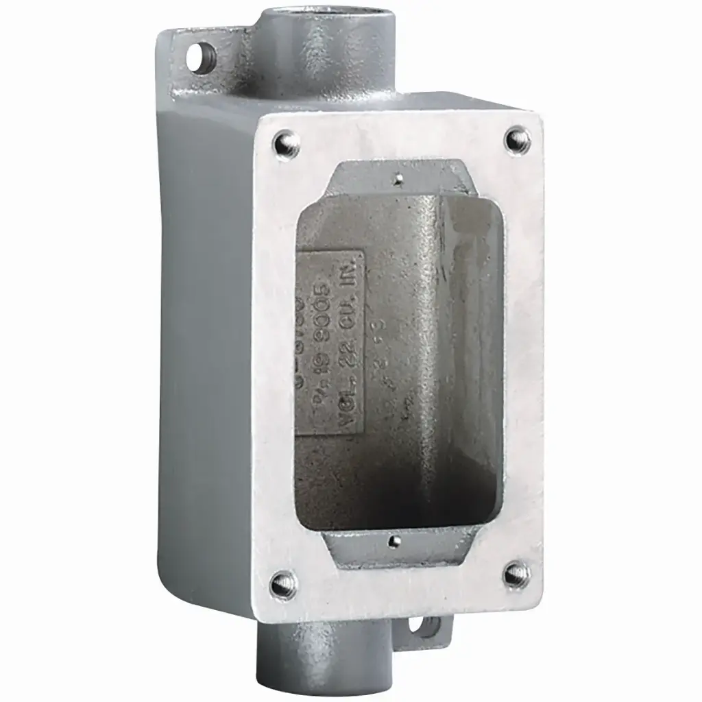 [SWB-5] CAJA PARA ÁREAS PELIGROSAS DE 2 SALIDAS 3/4", ALUMINIO, SERIE SWB, KILLARK