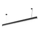 LÁMPARA LINEAL LED INTEGRADA 20W, 40K, 100-240V, NO ATENUABLE, COLOR NEGRO, NEIVA II, TECNOLITE