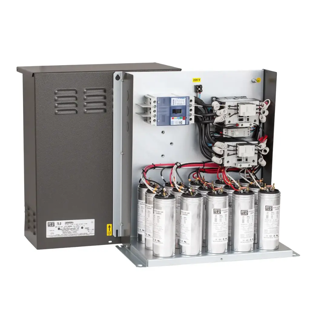 BANCO DE CAPACITORES AUTOMÁTICOS TRIFÁSICOS 240V, BCAW, WEG