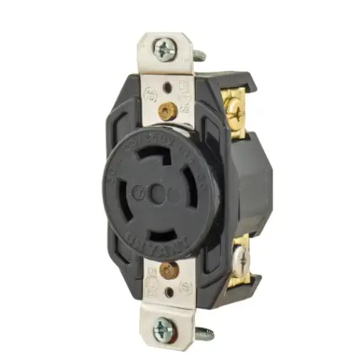 [71430FR] RECEPTÁCULO DE BLOQUEO EMPOTRABLE INDUSTRIAL L14-30R, 30A 125/250V, BRYANT 