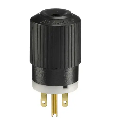 [BRY5666NP] CLAVIJA RECTA INDUSTRIAL CARA DE CHINO 6-15P, 15A 250V, BRYANT