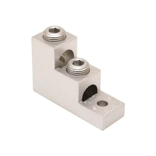 [K11A30U] ZAPATA MECÁNICA UNIVERSAL DE 2 ENTRADAS, 1 ORIFICIO, PARA CABLE DE 6 AWG A 300 KCMIL, USO BIMETÁLICO, BURNDY