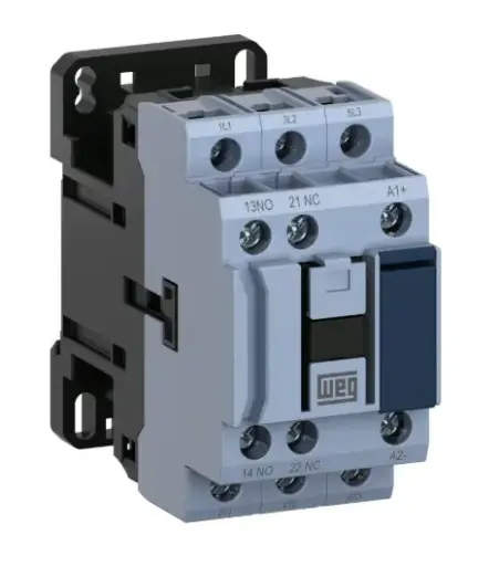 CONTACTOR CWB BOBINA 127VCA 1NA+1NC, TIPO TORNILLO, WEG