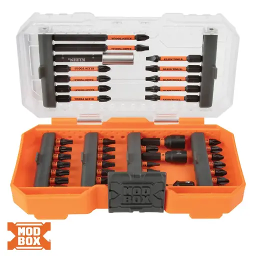 [33801] JUEGO DE PUNTAS PARA DESARMADOR DE IMPACTO PROFLEX, 40 PIEZAS KLEINTOOLS
