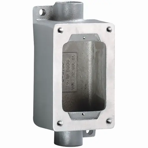 [SWB-5] CAJA PARA ÁREAS PELIGROSAS DE 2 SALIDAS 3/4", ALUMINIO, SERIE SWB, KILLARK